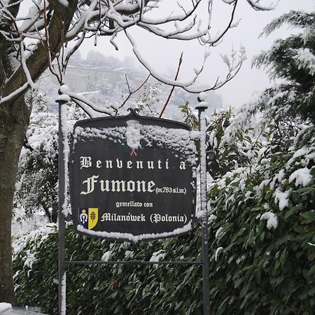 Locanda Il Falco Nero Fumone Bagian luar foto
